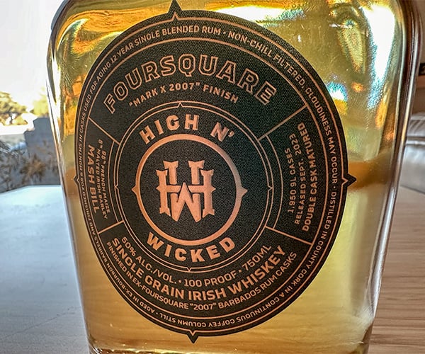 High N’ Wicked Foursquare Irish Whiskey